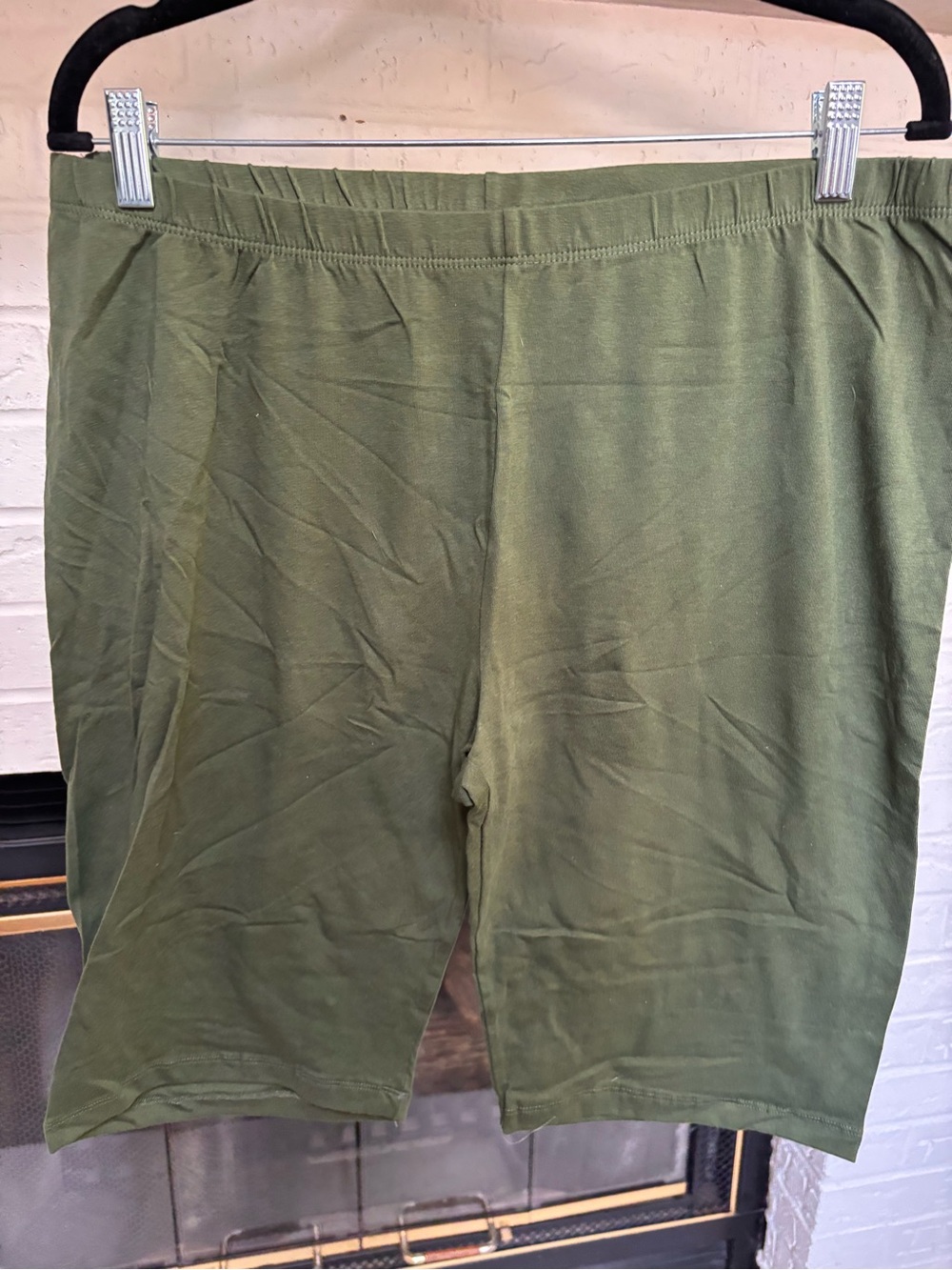 Zenana Outfitters Olive Green Women's Bike Shorts